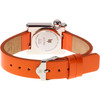 Montre LIP femme acier bracelet cuir orange - vue V3