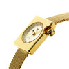 Montre LIP femme acier doré jaune bracelet métal doré jaune - vue VD2