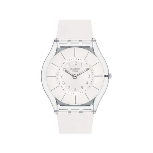 Swatch dameshorloge van biogebaseerde materialen