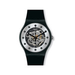 Montre Swatch homme matières biosourcées noir - vue 1