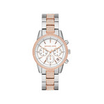 Montre MICHAEL KORS femme bracelet acier  bicolore rose - vue 1