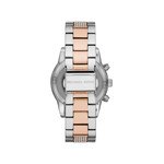 Montre MICHAEL KORS femme bracelet acier  bicolore rose - vue 3