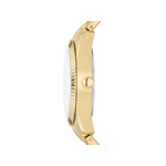 Montre FOSSIL femme bracelet acier doré jaune - vue 2