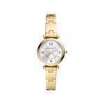 Montre FOSSIL femme bracelet acier doré jaune - vue 1