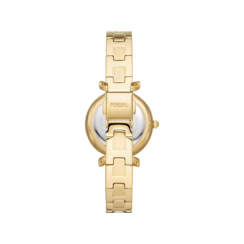Montre FOSSIL femme bracelet acier doré jaune - vue 3
