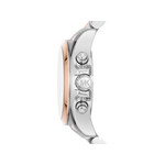 Montre MICHAEL KORS femme chronographe bracelet acier bicolore acier doré rose - vue 2