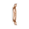 Montre FOSSIL femme acier doré rose bracelet cuir rose - vue V2