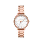 MICHAEL KORS Women's Watch with Rose Gold-Plated Steel Strap - View 1