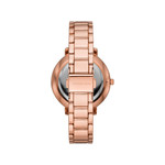MICHAEL KORS ladies pink gold stainless steel bracelet watch - view 3