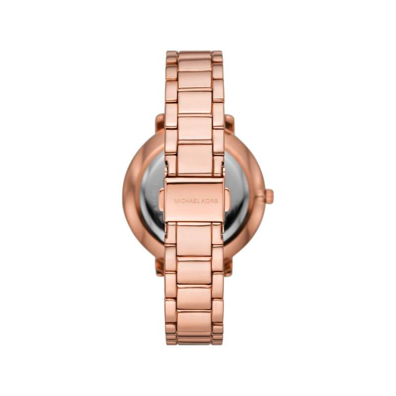 Montre MICHAEL KORS femme bracelet acier doré rose - vue 3