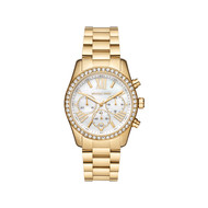 Montre MICHAEL KORS femme chronographe bracelet acier doré jaune