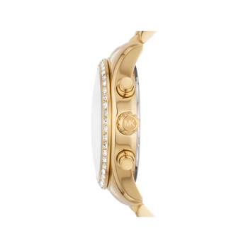 MICHAEL KORS women's chronograph stainless steel bracelet yellow gold