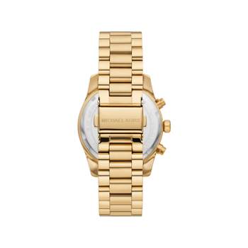 MICHAEL KORS women's chronograph stainless steel bracelet yellow gold