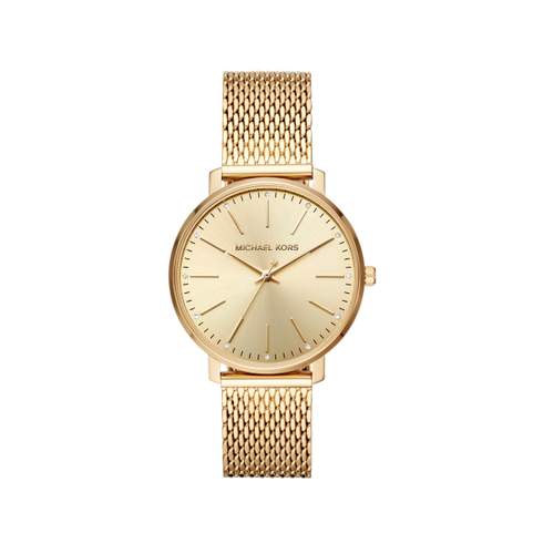 MICHAEL KORS ladies' watch with gold-plated steel bracelet