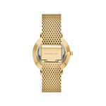 Montre MICHAEL KORS femme bracelet acier doré jaune - vue 3