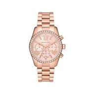 Montre MICHAEL KORS femme chronographe bracelet acier doré rose