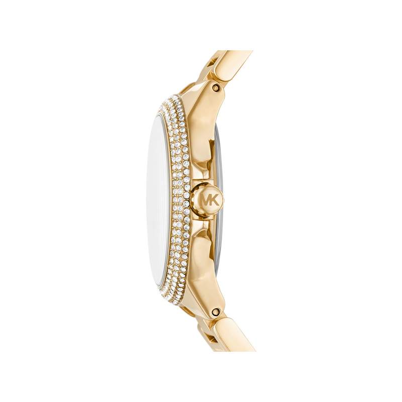 Montre MICHAEL KORS femme bracelet acier doré jaune - vue 2