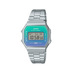Montre CASIO mixte résine bracelet acier - vue 1