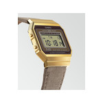 Montre CASIO mixte résine bracelet tissu gris - vue 2