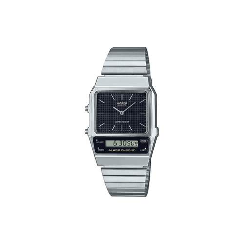 CASIO horloge gemengde hars zilver stalen armband