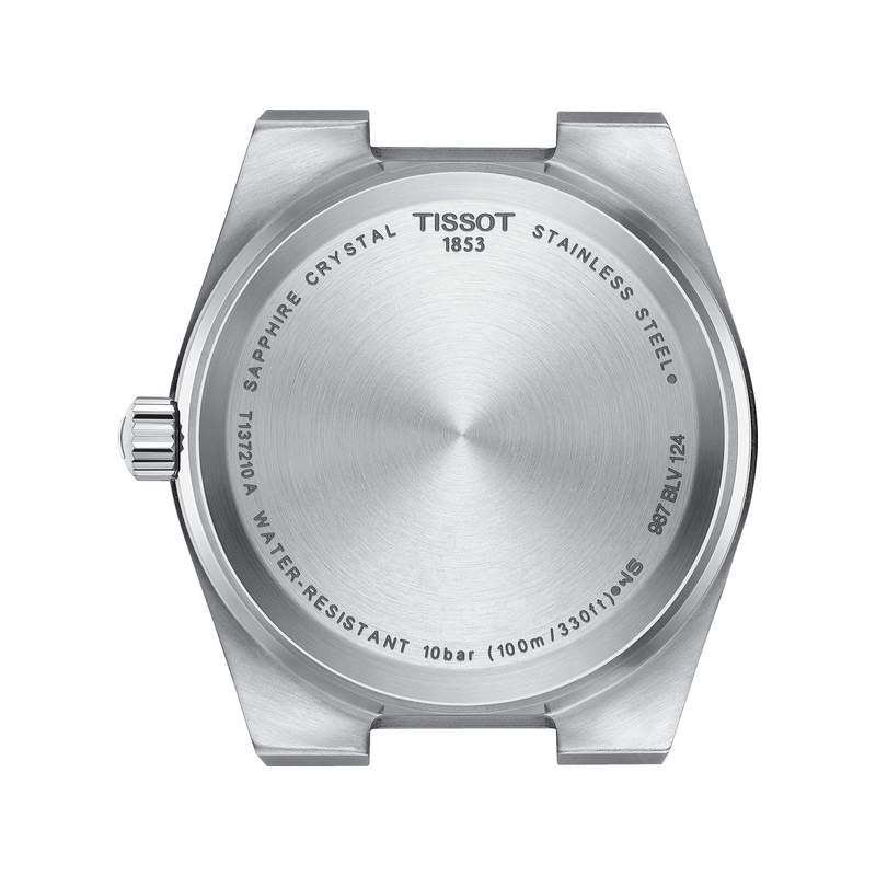 Montre TISSOT T-CLASSIC PRX mixte cadran bleu bracelet acier inoxydable - vue 3