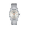 Montre TISSOT T-CLASSIC PRX mixte cadran gris bracelet acier inoxydable - vue V1