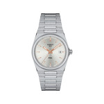 Montre TISSOT T-CLASSIC PRX mixte cadran gris bracelet acier inoxydable - vue 1