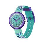 Montre Flik Flak enfant matériaux biosourcés vert papillon - vue 1