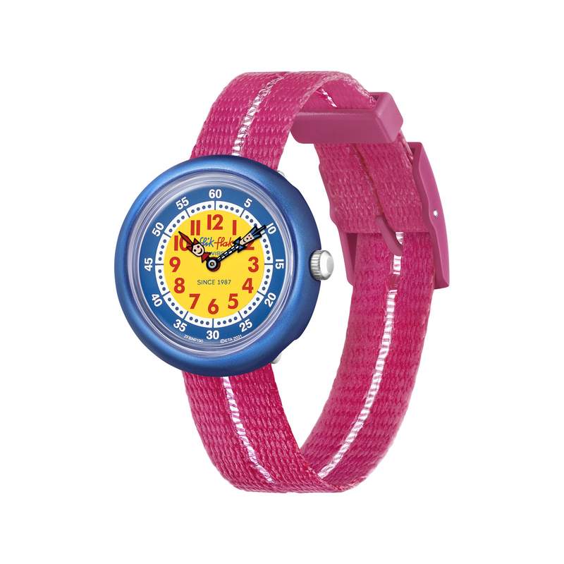 Montre Flik Flak enfant matériaux biosourcés rose - vue 1