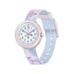 Montre Flik Flak enfant matériaux biosourcés rose forêt - vue 1