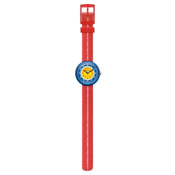 Montre Flik Flak enfant matériaux biosourcés rouge