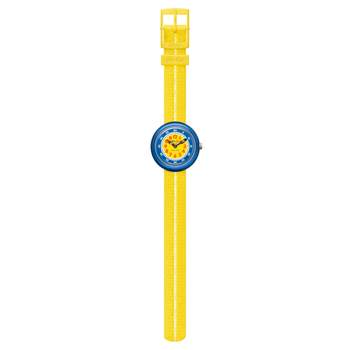 Montre Flik Flak enfant matériaux biosourcés jaune