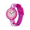 Montre FLIK FLAK DREAMING UNICORN enfant cadran rose bracelet rose pet recyclé - vue V1