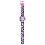 Montre Flik Flak enfant matériaux biosourcés violet fée - vue D1