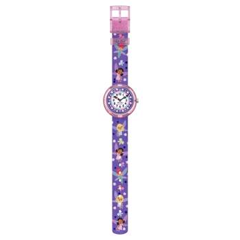 Montre Flik Flak enfant matériaux biosourcés violet fée