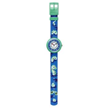 Montre Flik Flak enfant matériaux biosourcés bleu Nessie