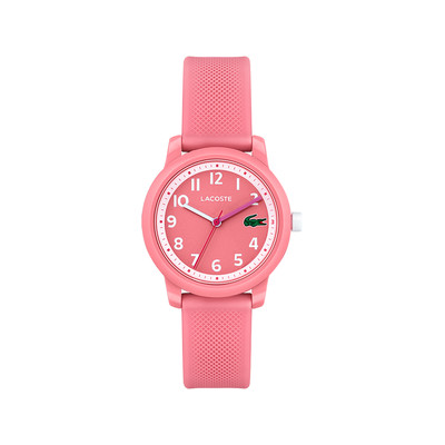 Montre LACOSTE 12.12. Kids enfant bracelet silicone rose - vue 1