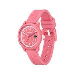 Montre LACOSTE 12.12. Kids enfant bracelet silicone rose - vue 2