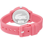 Montre LACOSTE 12.12. Kids enfant bracelet silicone rose - vue 3