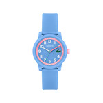 Montre LACOSTE 12.12. Kids enfant résine bleu bracelet silicone bleu - vue 1