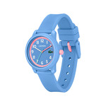 Montre LACOSTE 12.12. Kids enfant résine bleu bracelet silicone bleu - vue 2