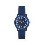 Montre LACOSTE 12.12 kids enfant résine bracelet silicone bleu - vue 1
