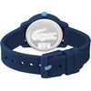 Montre LACOSTE 12.12 kids enfant résine bracelet silicone bleu - vue V3