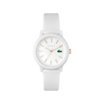 Montre Lacoste 12.12 femme résine bracelet silicone blanc - vue 1