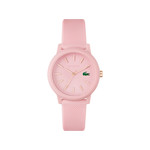 Montre Lacoste 12.12. femme résine bracelet silicone rose - vue 1