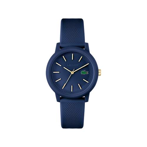 Lacoste 12.12. women's resin watch with blue silicone strap