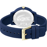 Montre Lacoste 12.12. femme résine bracelet silicone bleu - vue 3