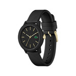 Montre Lacoste 12.12. femme résine bracelet silicone noir - vue 2
