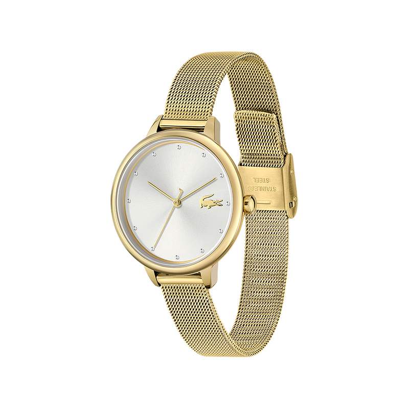 Montre LACOSTE Cannes femme acier doré jaune bracelet acier doré jaune - vue 2