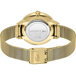 Montre LACOSTE Cannes femme acier doré jaune bracelet acier doré jaune - vue 3